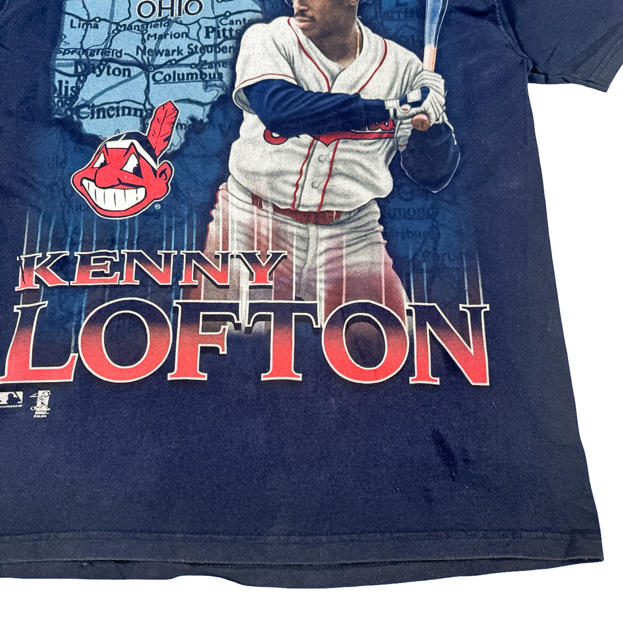 Pro Player Cleveland Indians Kenny Lofton Tee Size L