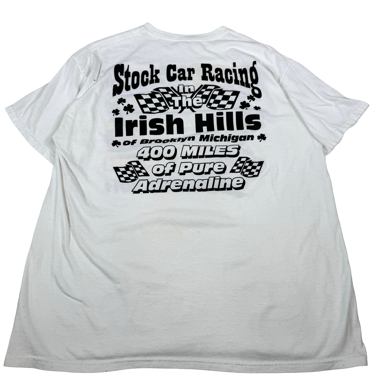 Stock Car Racing 400 Miles Brooklyn Michigan Tee XL