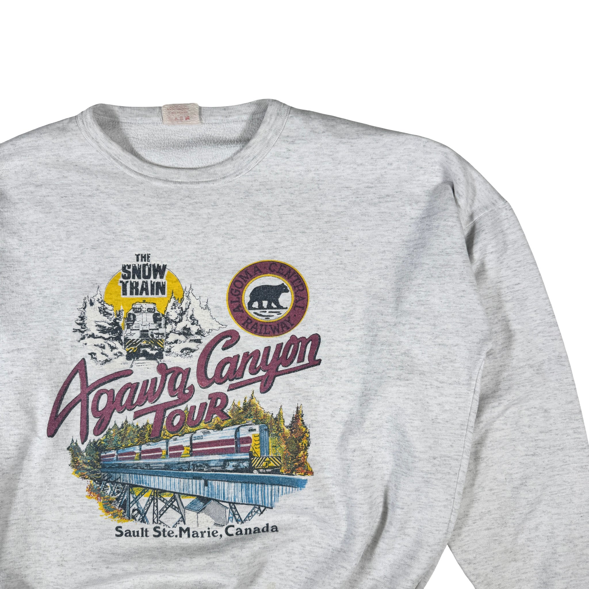 Impression Canada Single Stitch AOP Agawa Canyon Tour Sweatshirt L