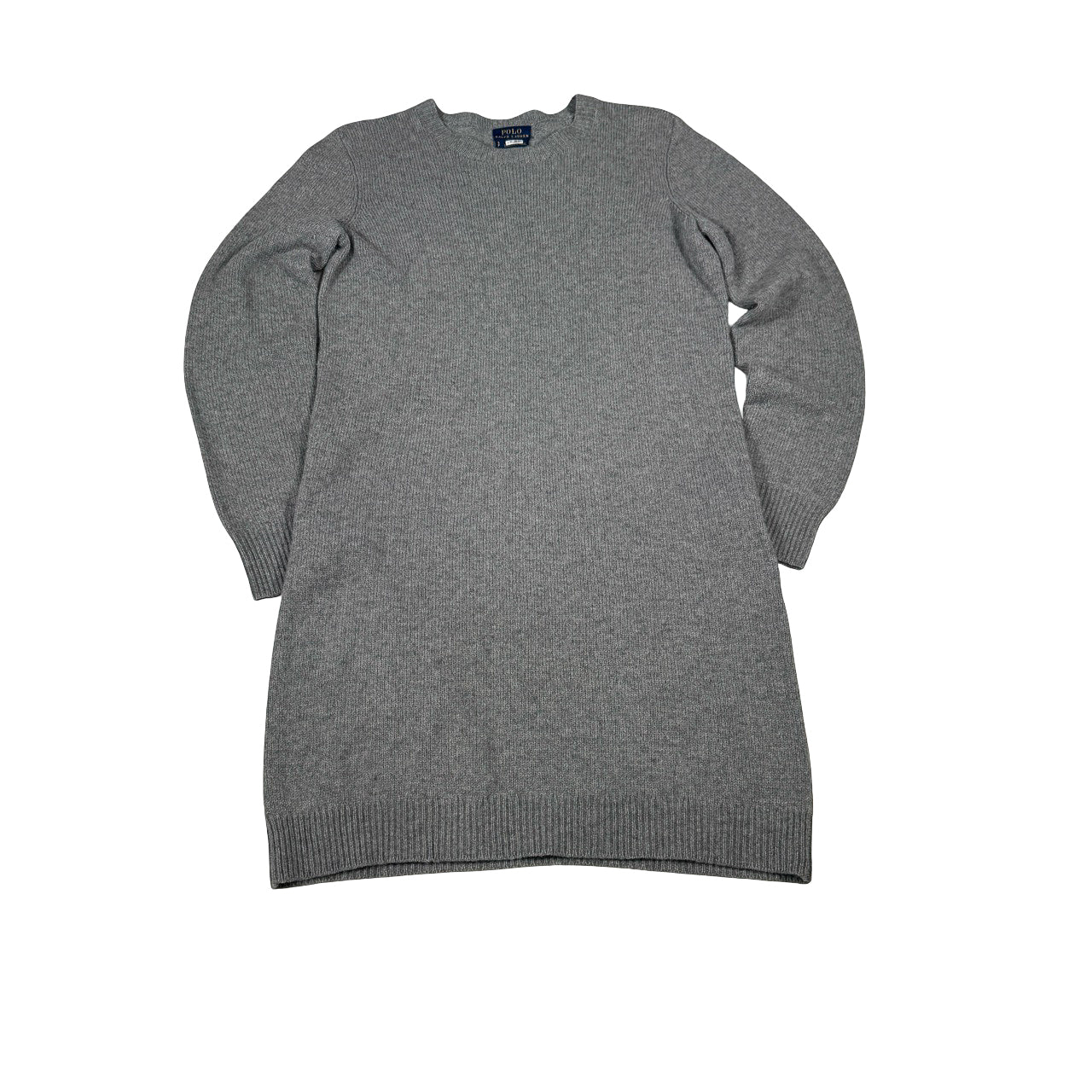 Ralph Lauren Extra-Long Crewneck Knitted Sweater Size S