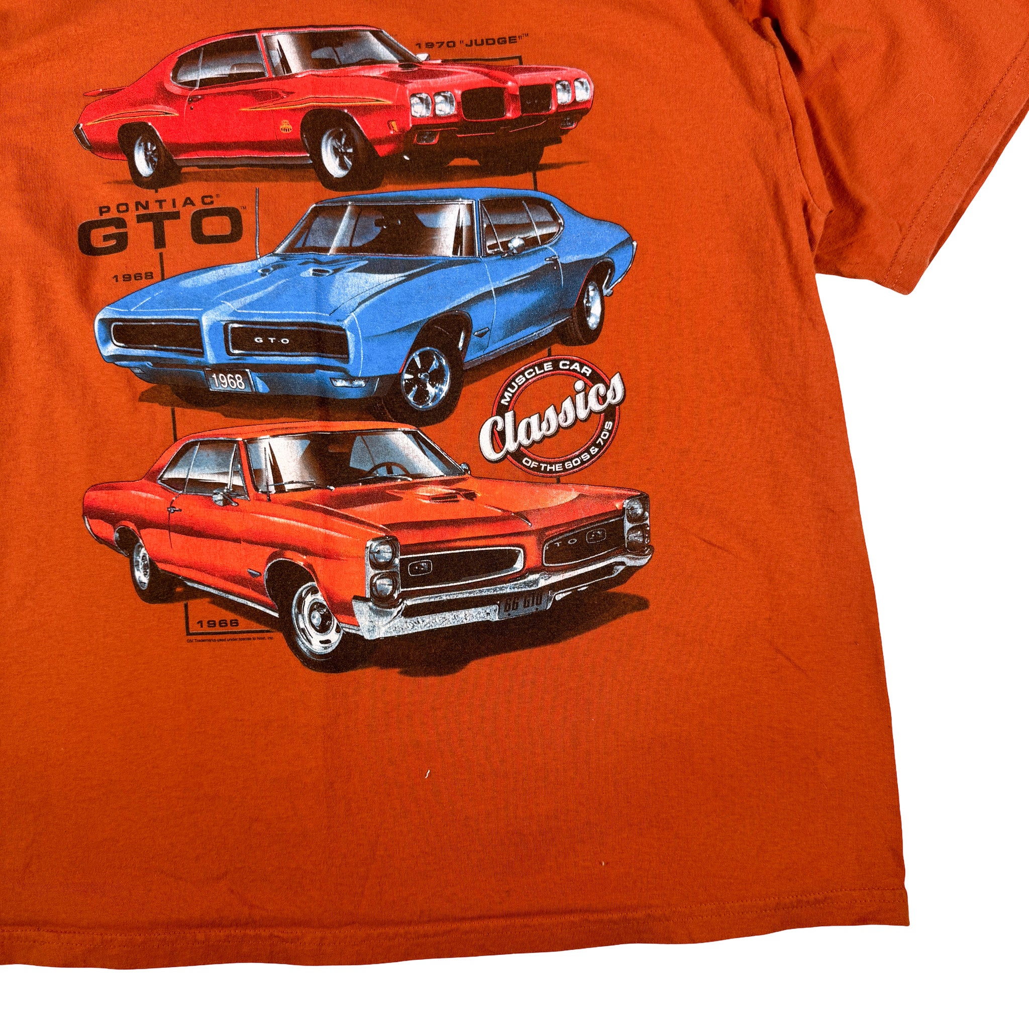 Gildan Single Stitch AOP Pontiac GTO Tee XL