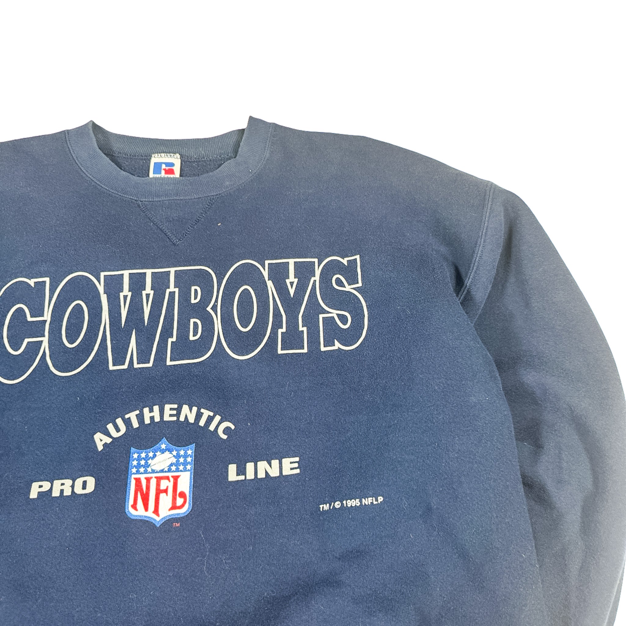 Russell Athletics Dallas Cowboys Navy Crewneck XL