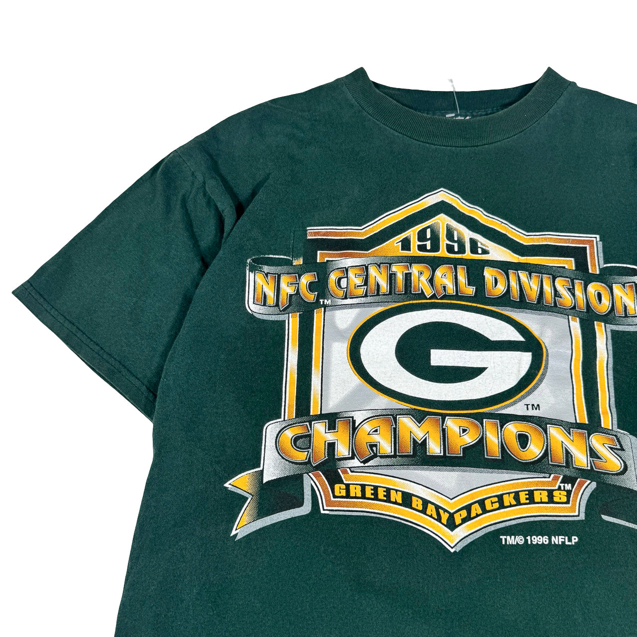 Green Bay Packers 1996 NFC Champions Dark Green Tee 21x28