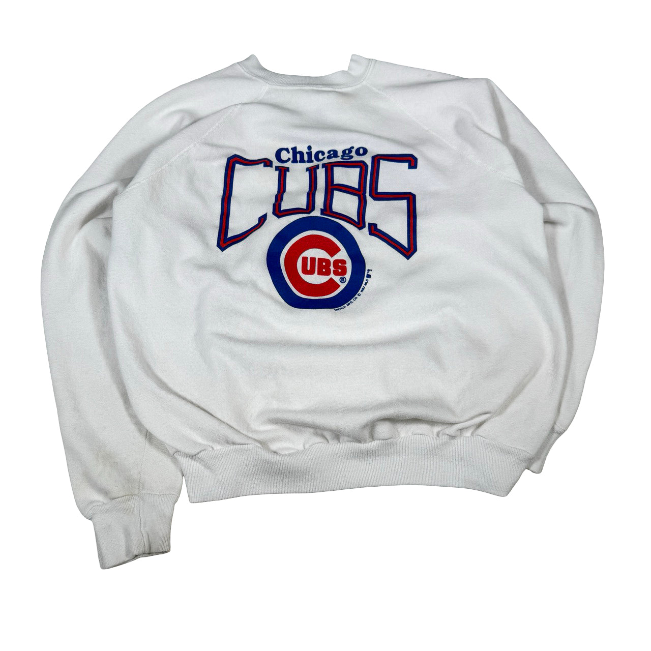 MLB Chicago Cubs White Crewneck Sweatshirt XL