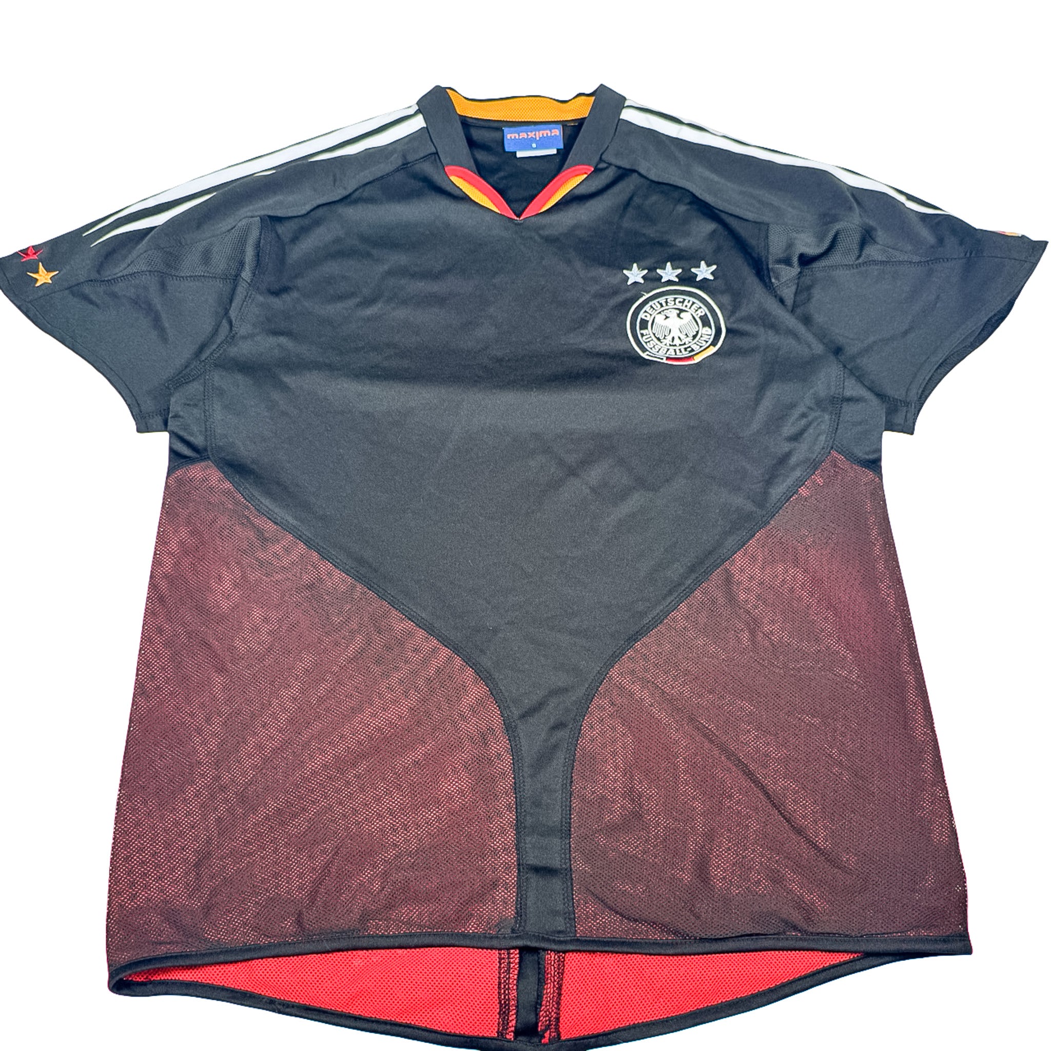 Maxima German Jersey Black/Red T-Shirt Size S