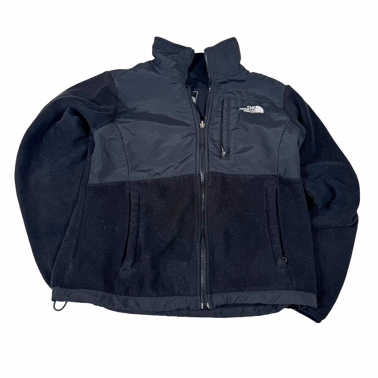 The North Face Fleece Zip Jacket — 1990s Unhooded Black Small