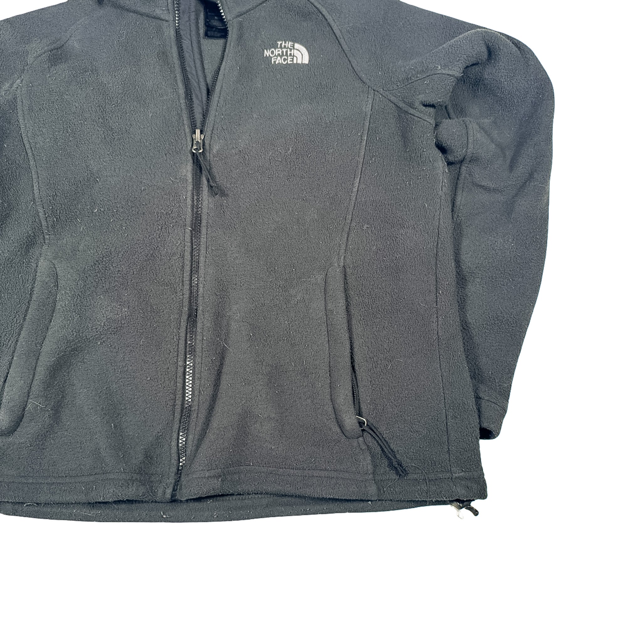 The North Face Black Fleece Zip-up Jacket - Medium
