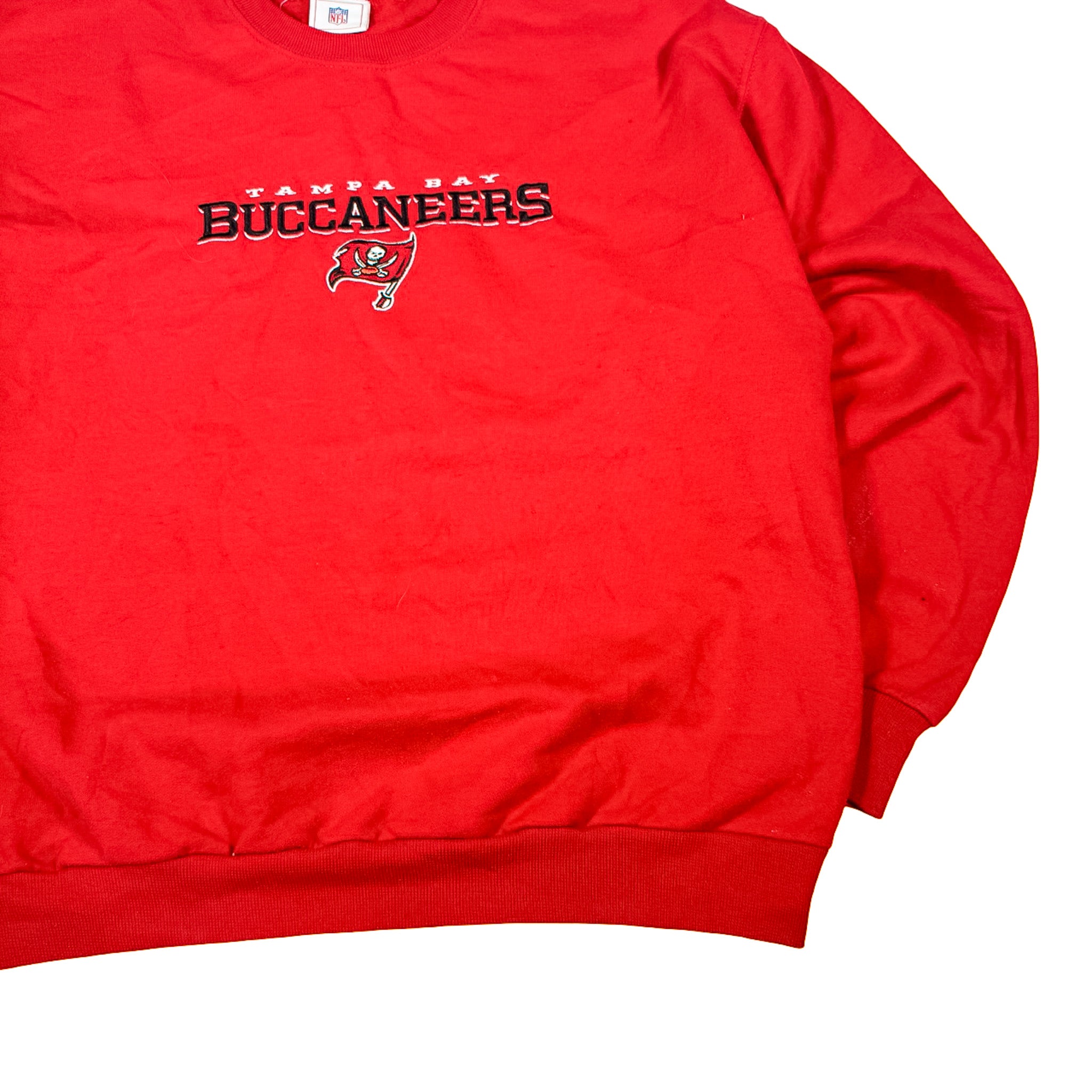 NFL Tampa Bay Buccaneers Red Crewneck Sweatshirt - L