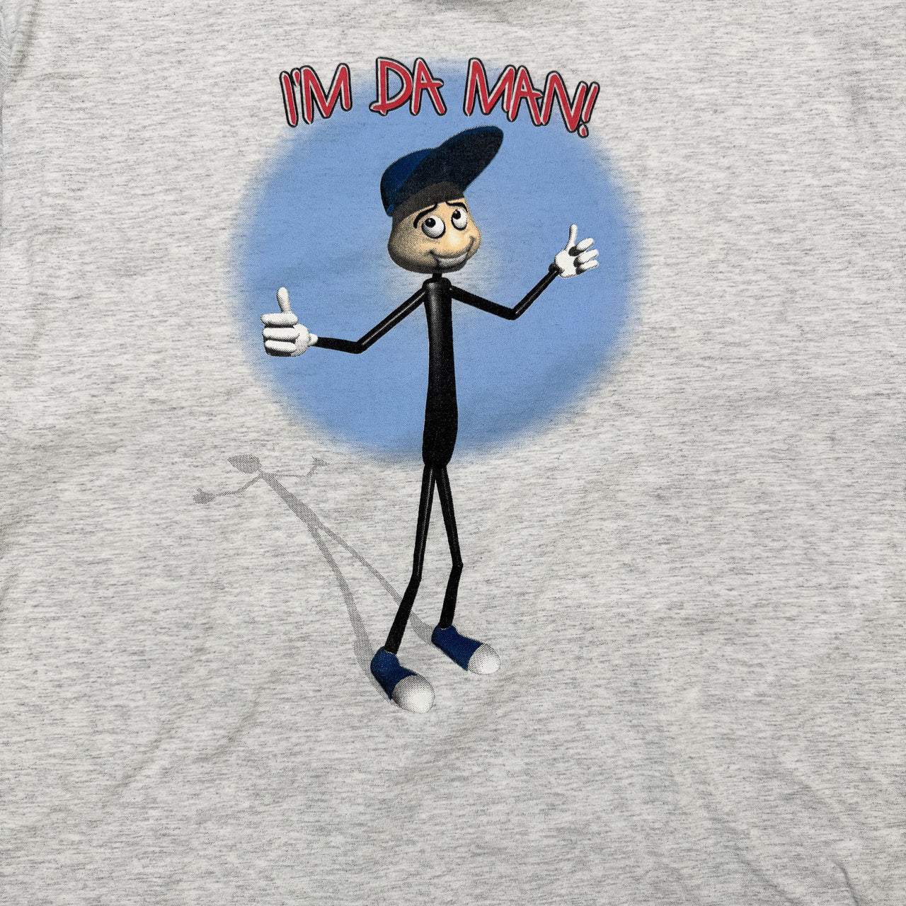 Vintage Im Da Man 00s Y2K Tee XL