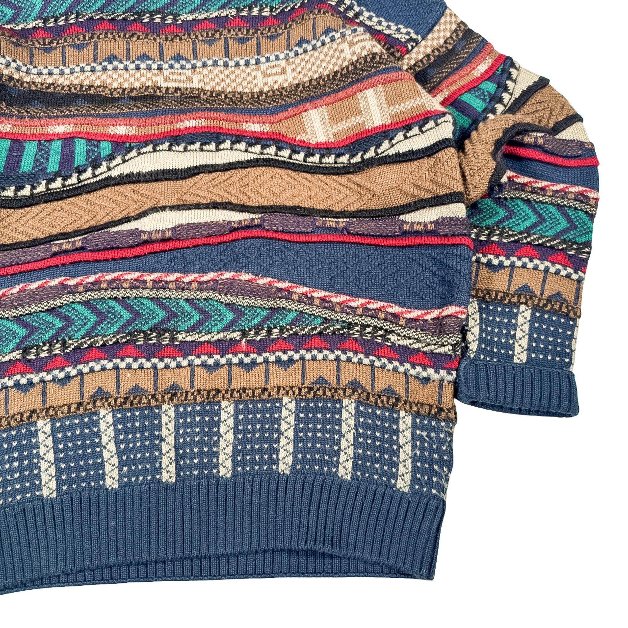 Tosani Multi Coloured Knit Sweatshirt Size M