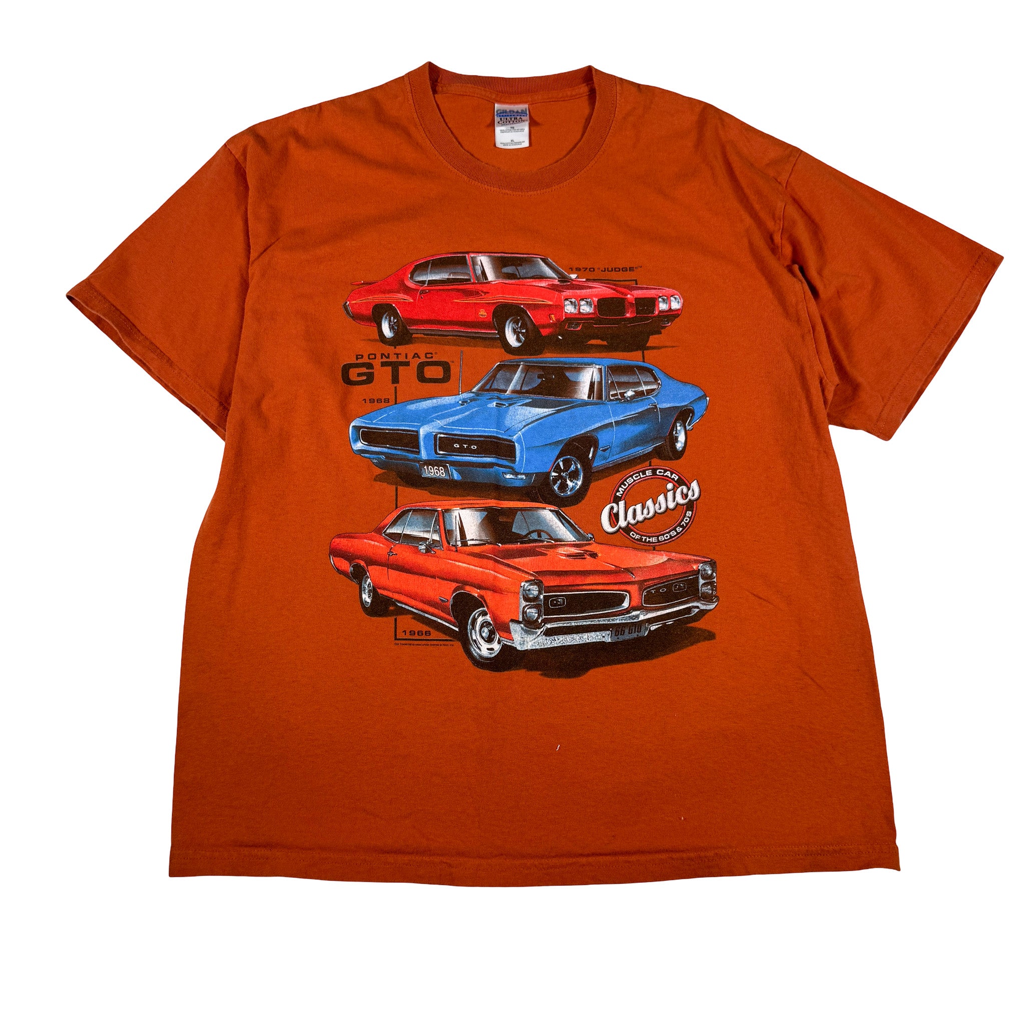 Gildan Single Stitch AOP Pontiac GTO Tee XL