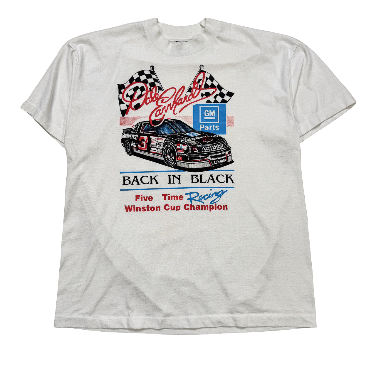 Vintage NASCAR Dale Earnhardr Back in Black Tee XL