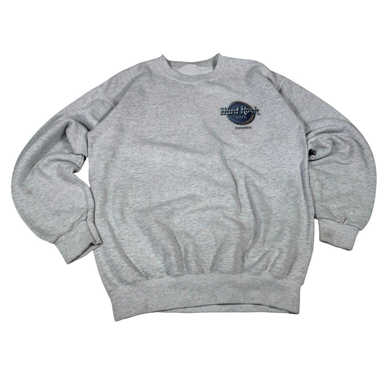 Hard Rock Cafe Phoenix Sweatshirt — Mid-2000s Light Blue Logo 28x20