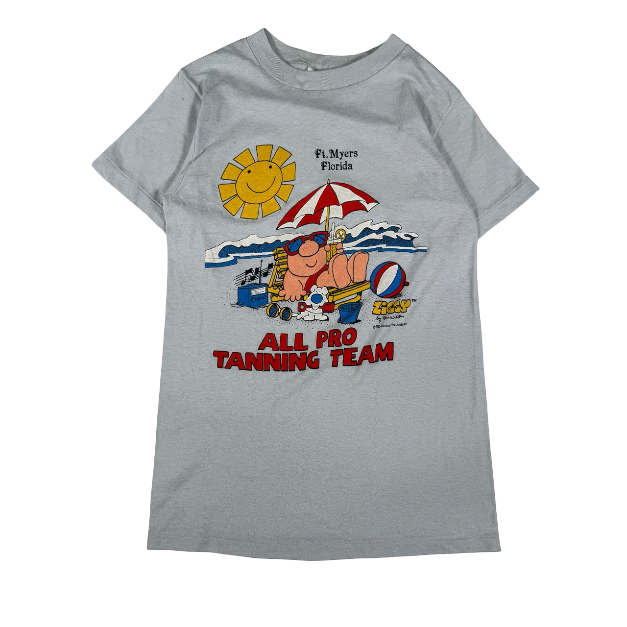 Vintage Ft Myers Florida Tanning Team Vintage T-Shirt