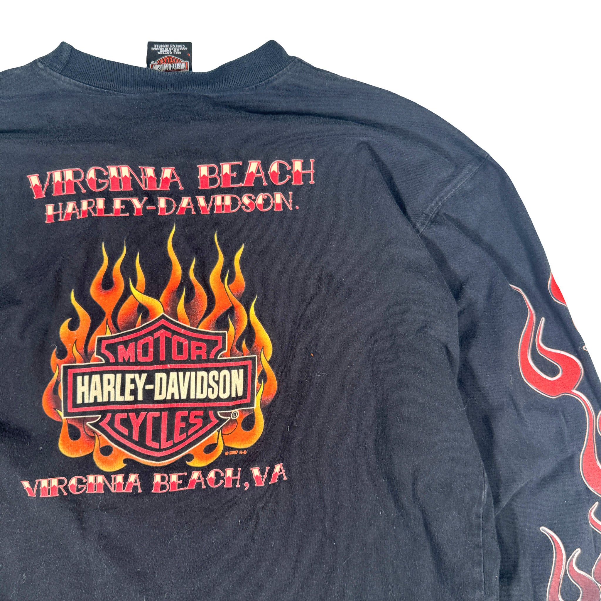 Harley Davidson Virginia Beach Double Stitch Long-sleeve L