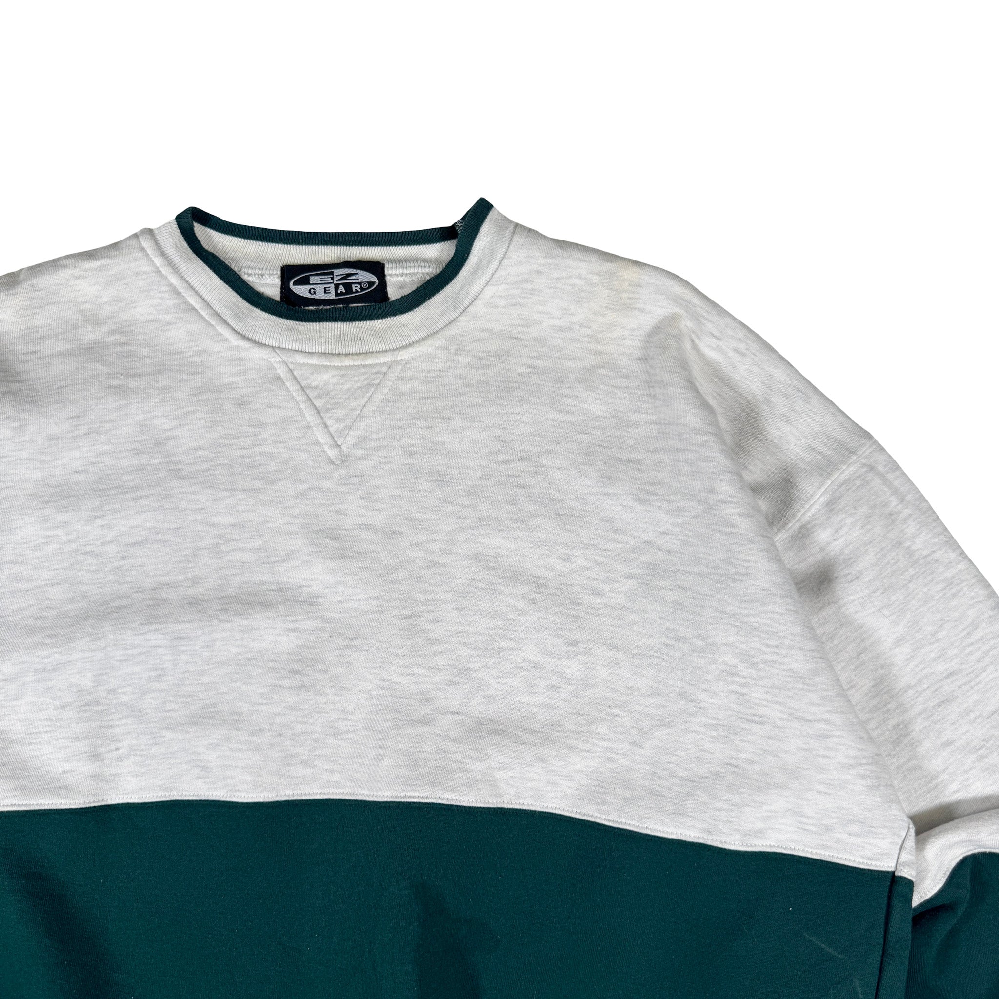 EZ Gear Single Stitch Two Tone Crewneck Sweatshirt
