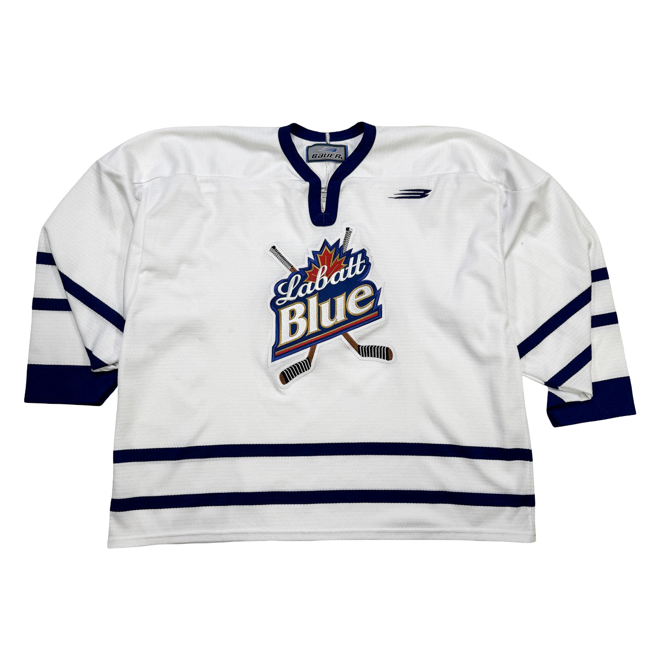 Vintage Bauer Big Patched Labatt Jersey XL