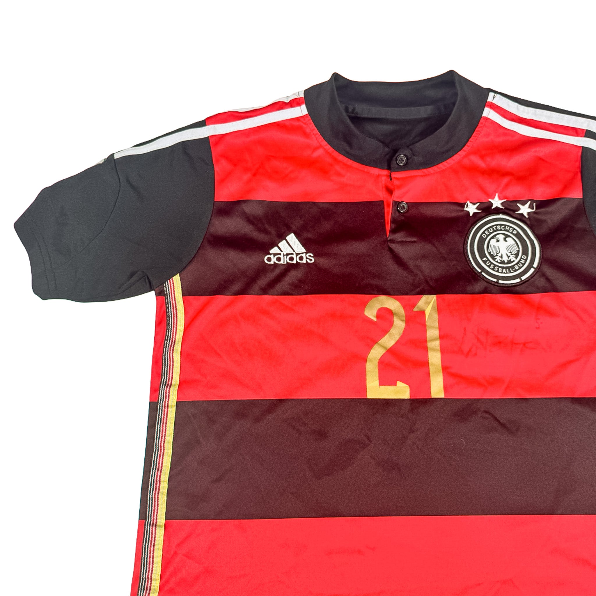FIFA World Cup German Jersey Black Red Stripes 19x24