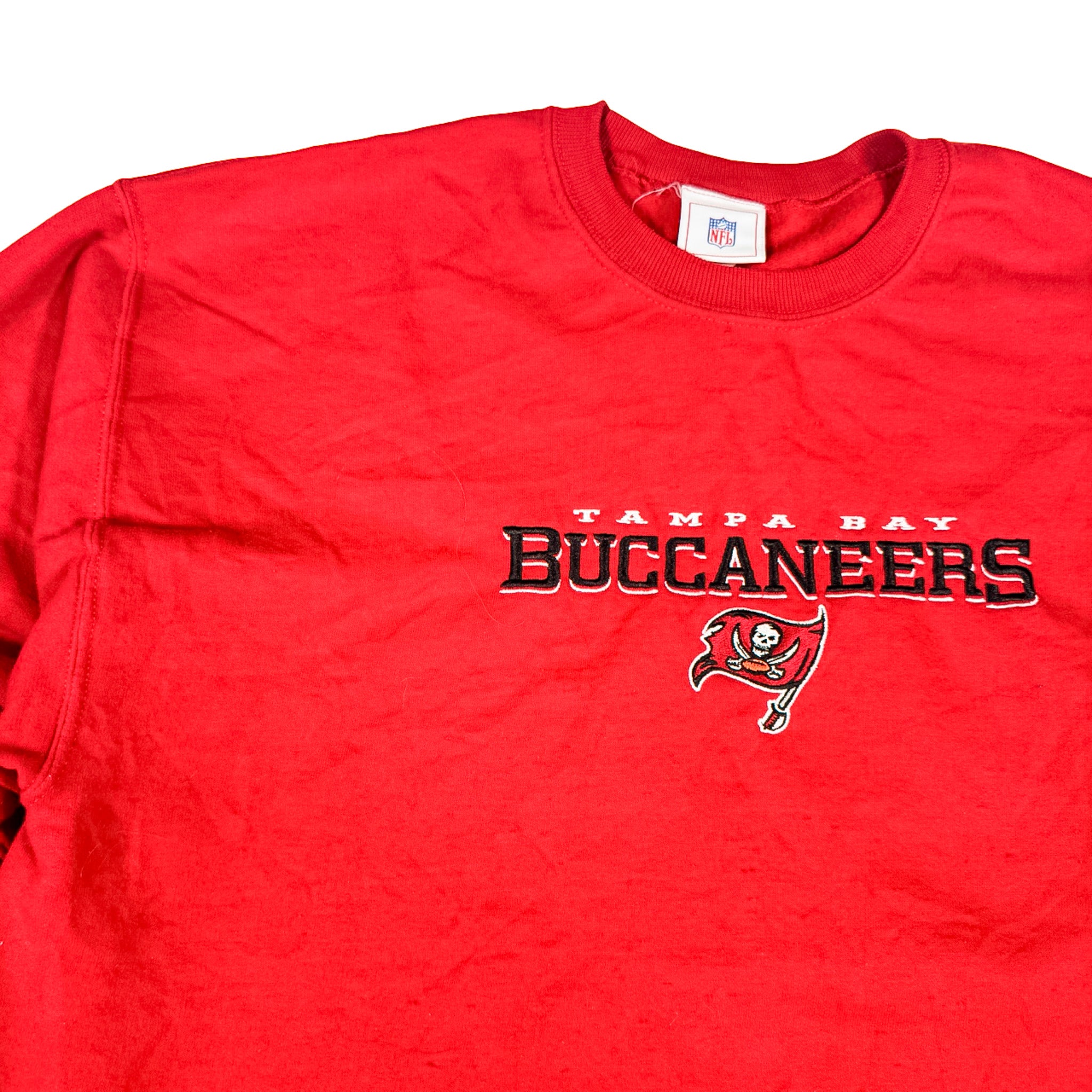 NFL Tampa Bay Buccaneers Red Crewneck Sweatshirt - L