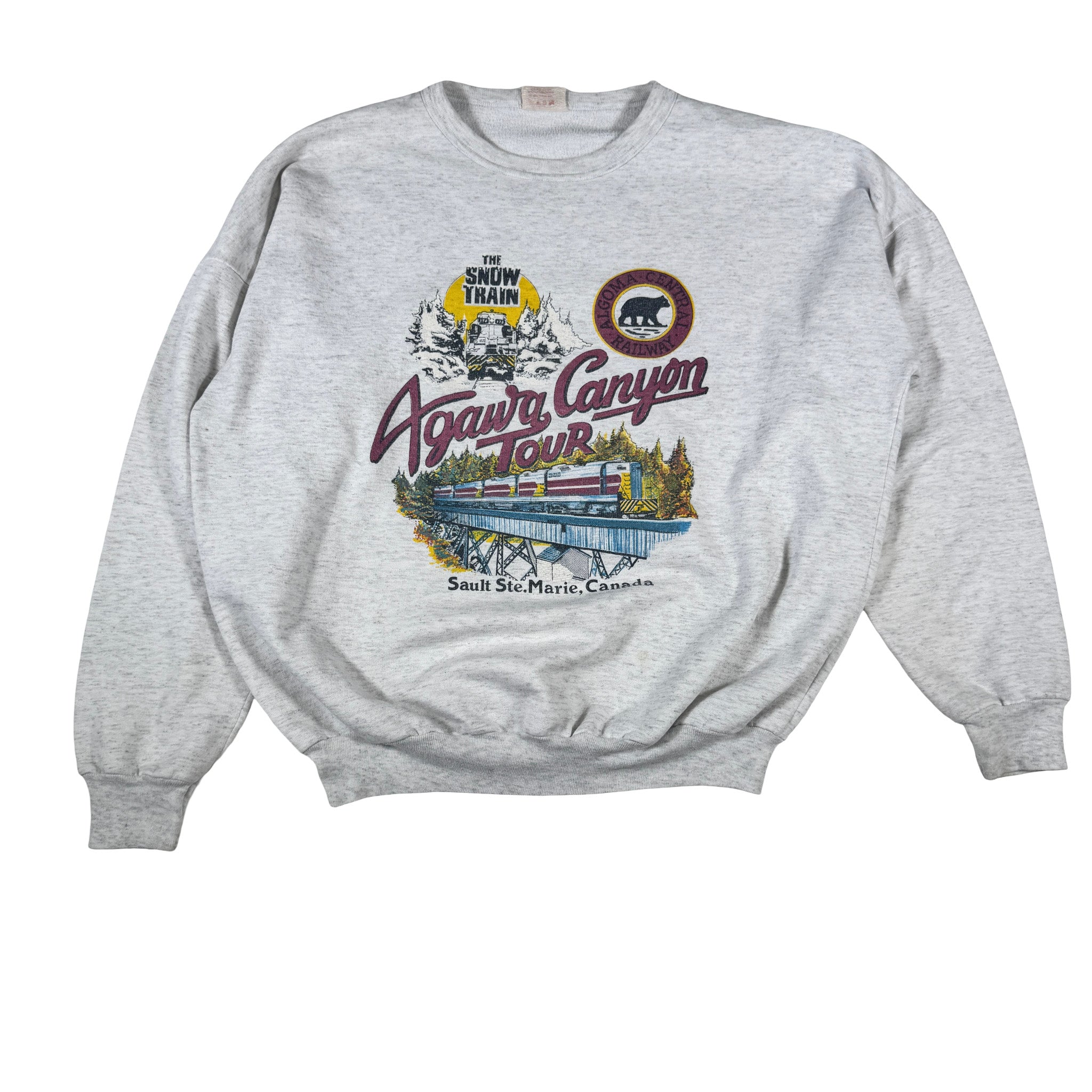 Impression Canada Single Stitch AOP Agawa Canyon Tour Sweatshirt L