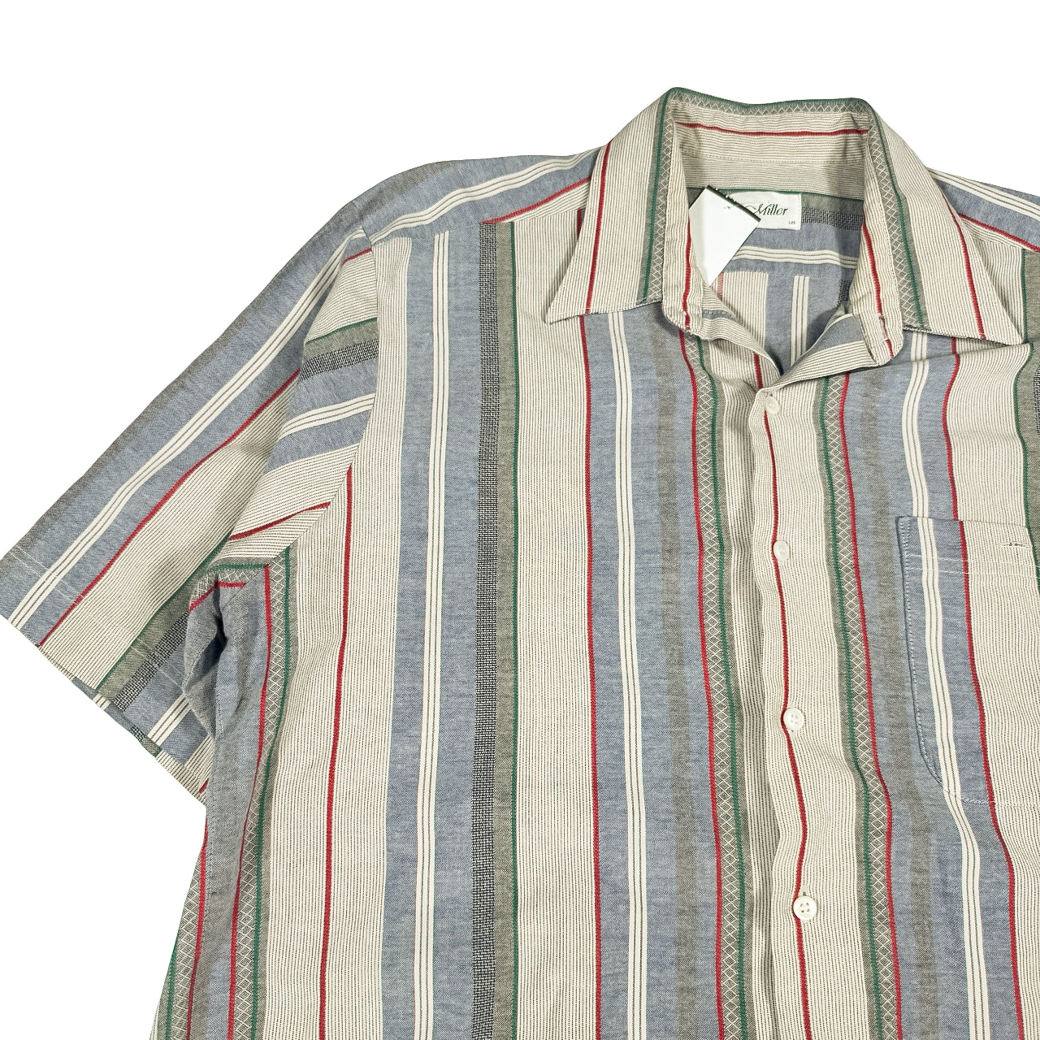 Miller Multi Colour Button-Up Cream Base L