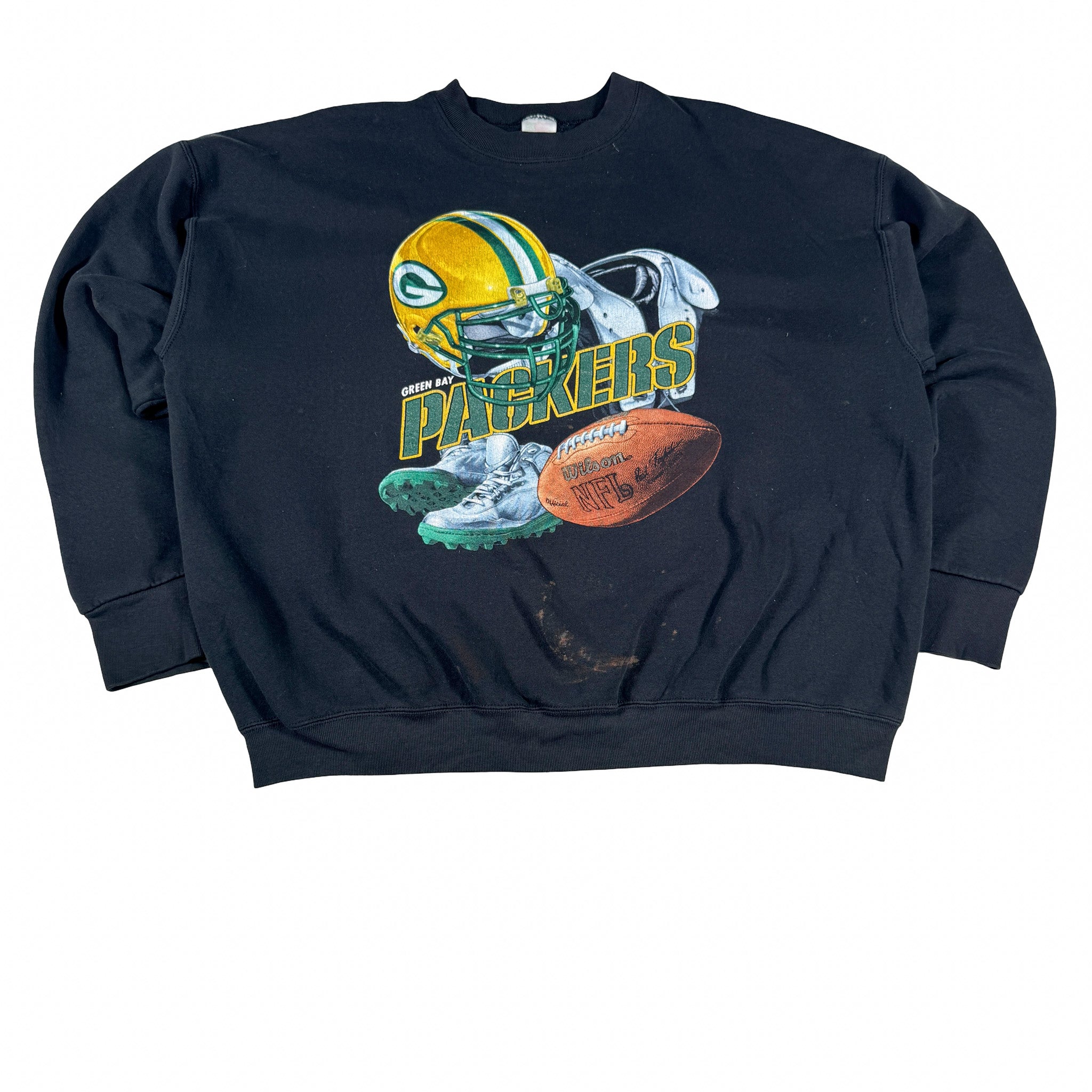 Green Bay Packers Single Stitch Sweatshirt XXL