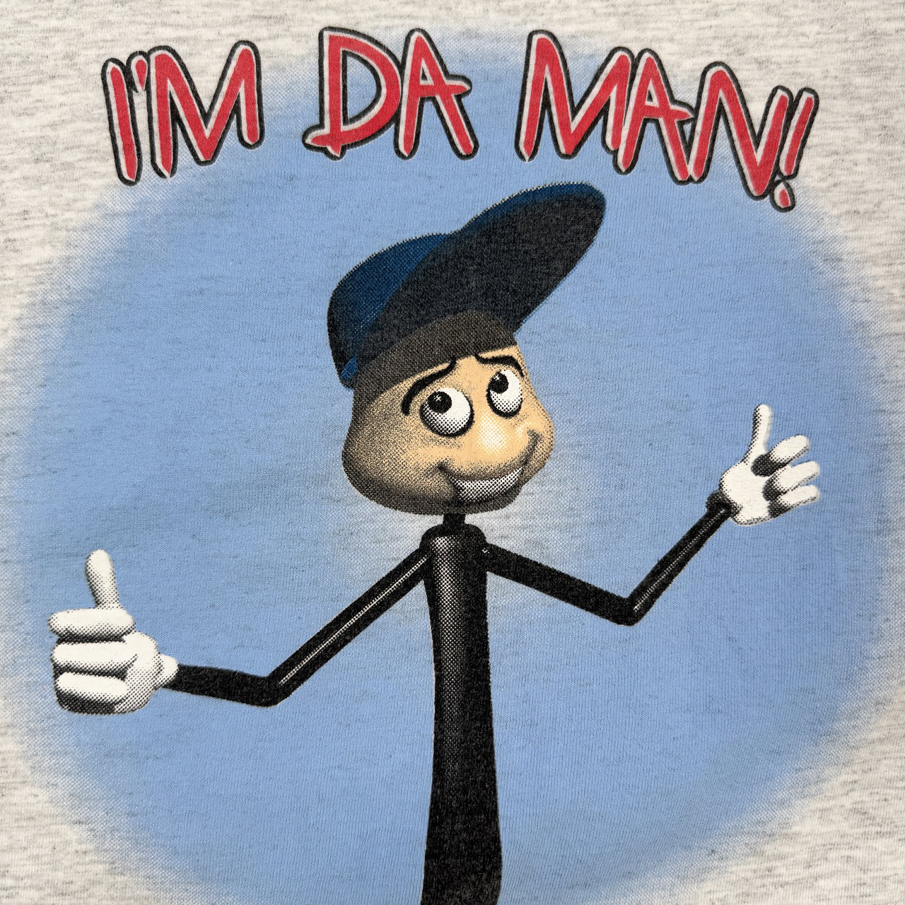 Vintage Im Da Man 00s Y2K Tee XL