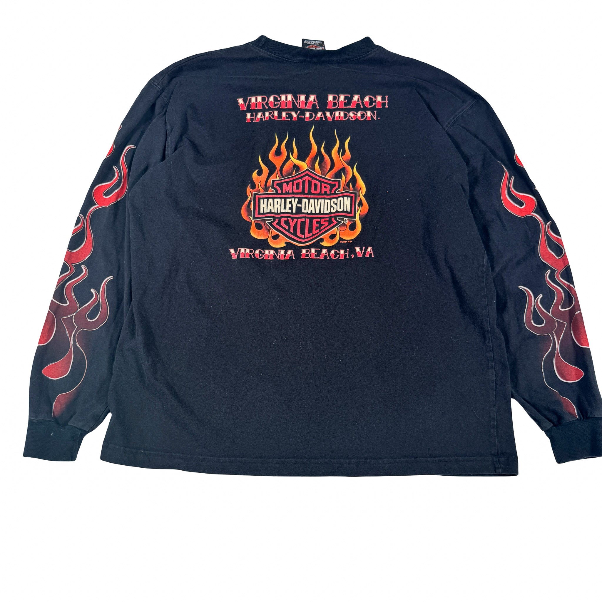 Harley Davidson Virginia Beach Double Stitch Long-sleeve L