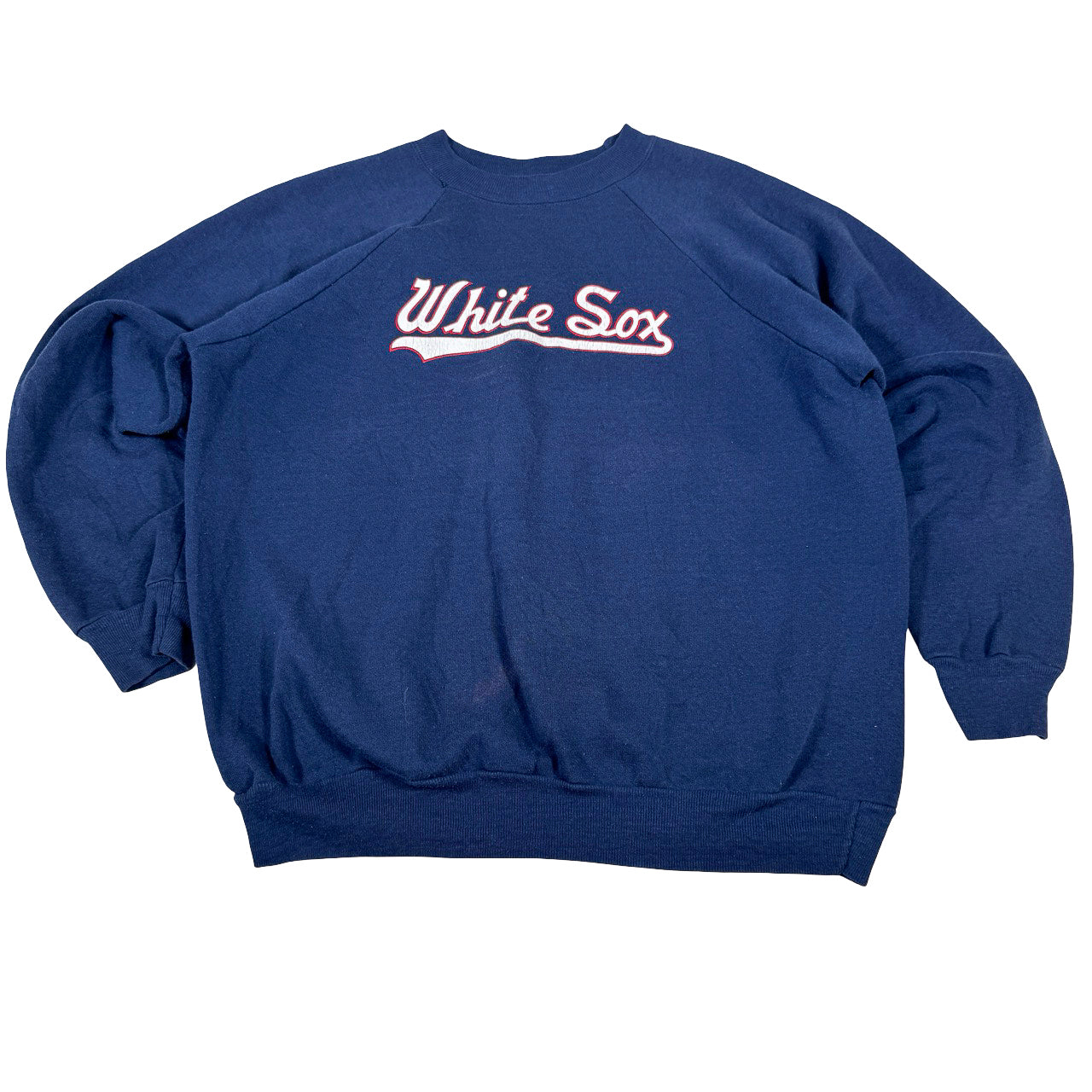 MLB Chicago White Sox Crewneck — Y2K Navy Sweatshirt XL