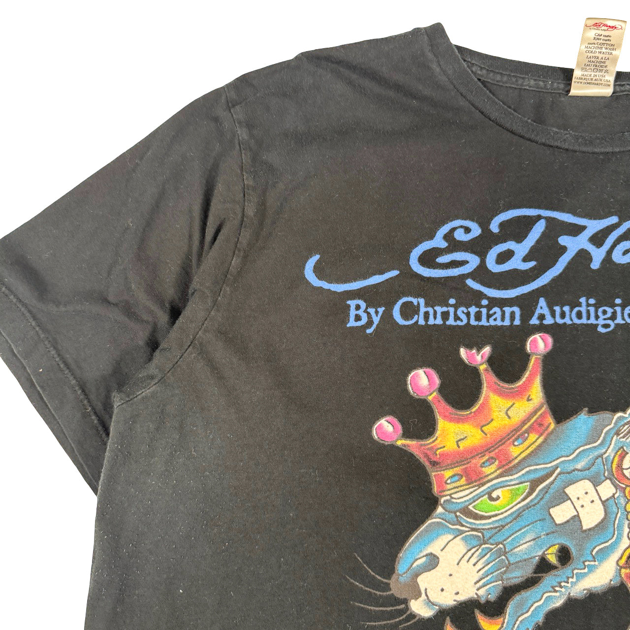 Christian Audigier Ed Hardy Black T-Shirt XL