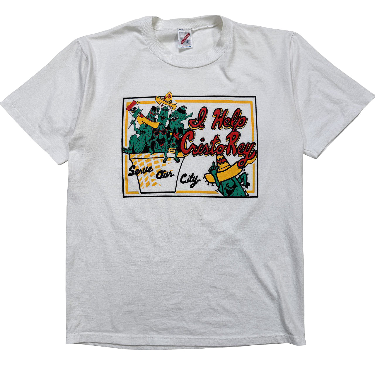 Vintage I Help Cristo Ray Tee L