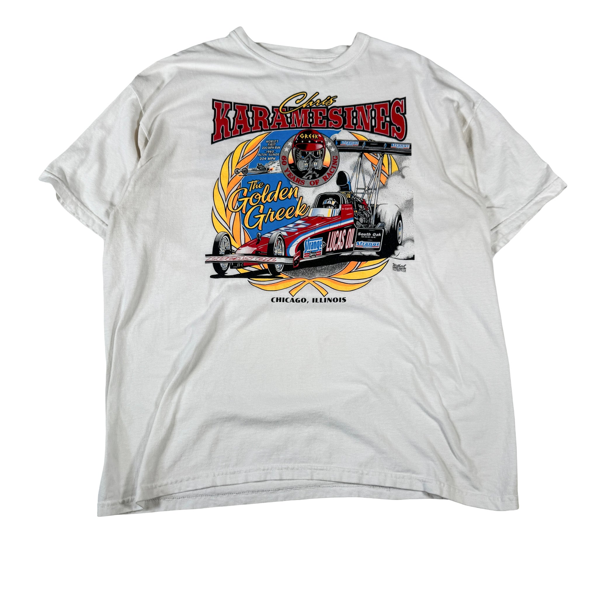 Gildan Chris Karamesines Single Stitch AOP Tee XL