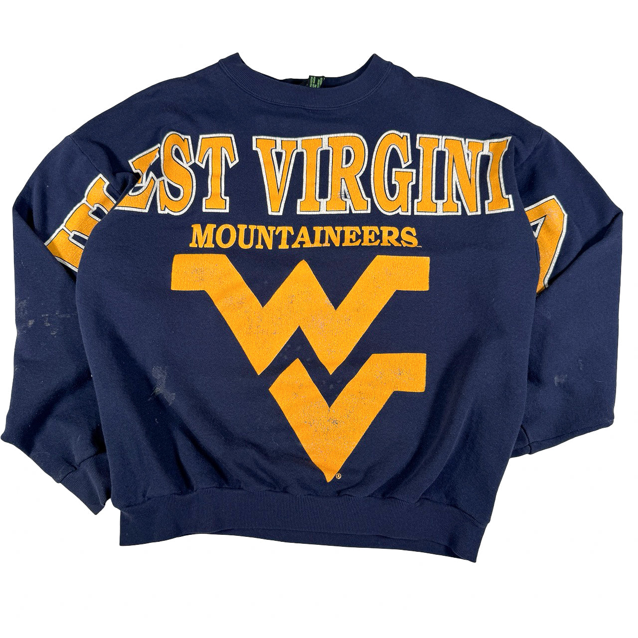 Vintage West Virginia Mountaineers Vintage Sweatshirt L
