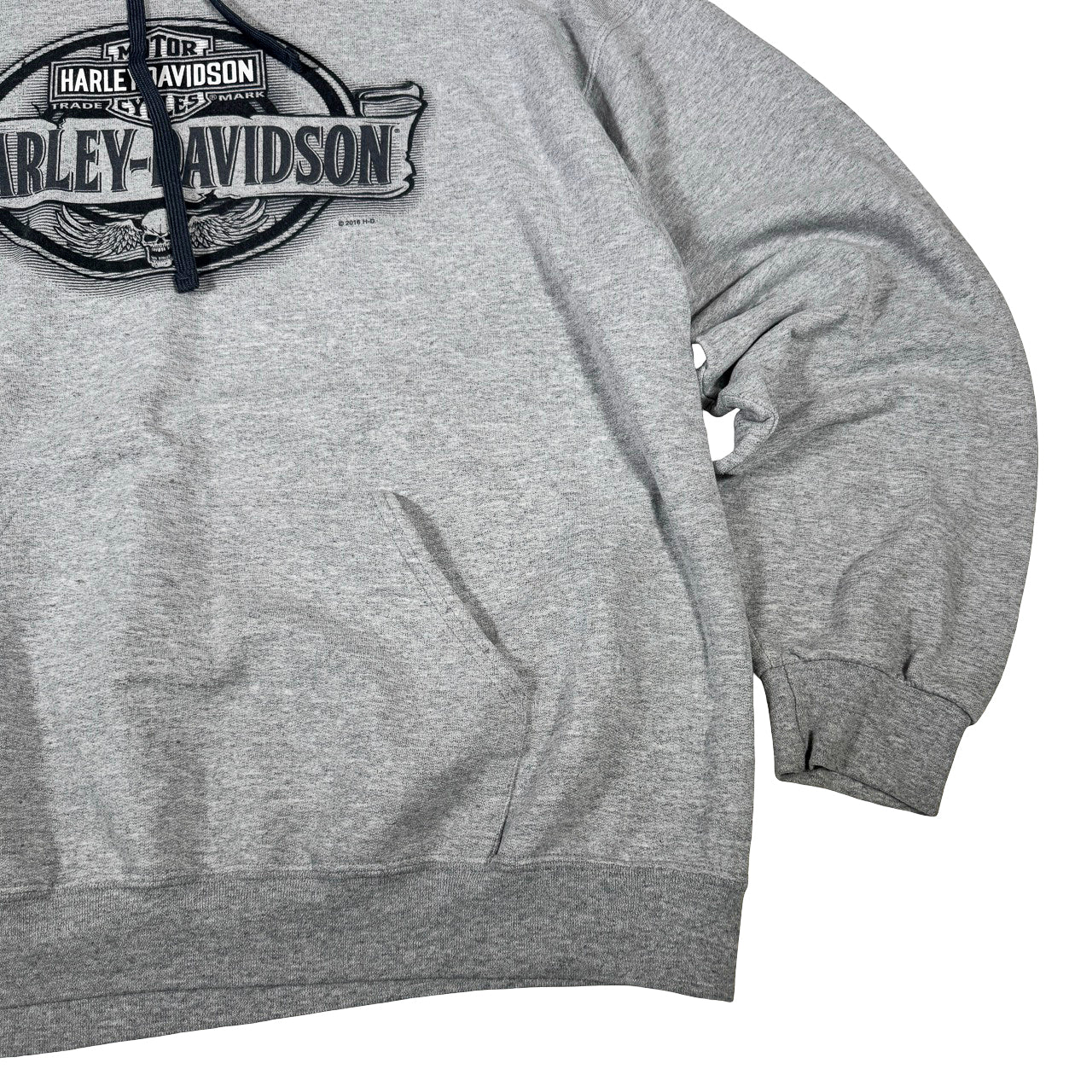 Harley Davidson Suffolk County Hoodie — 2010s Oakdale New York XXL