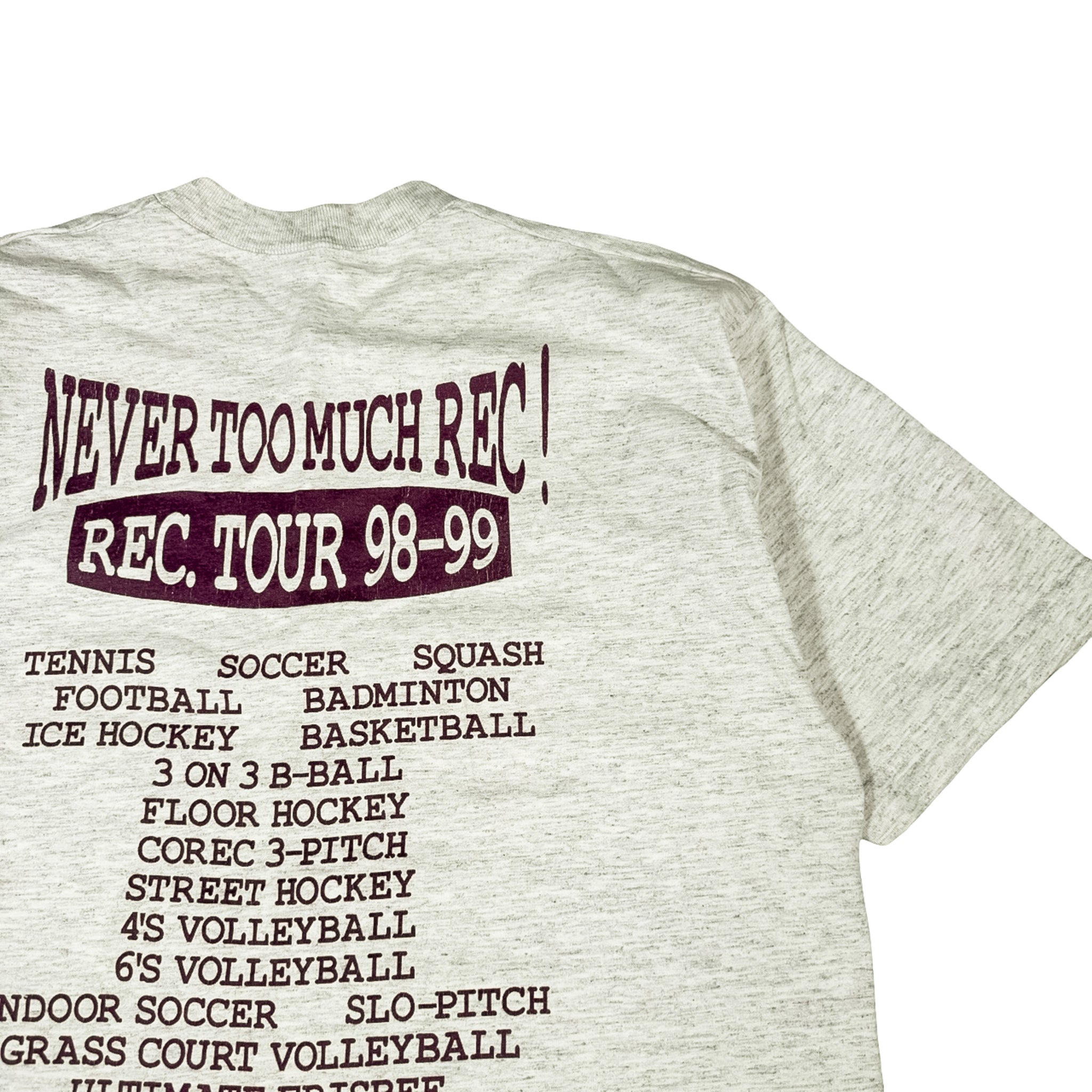 Fruit of the Loom McMaster Intramural Athletics T-Shirt Size L