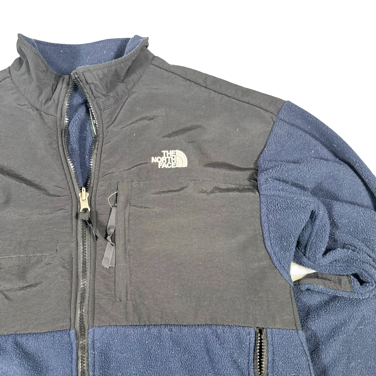 The North Face Two Tone Fleece Jacket Blue Black Size L