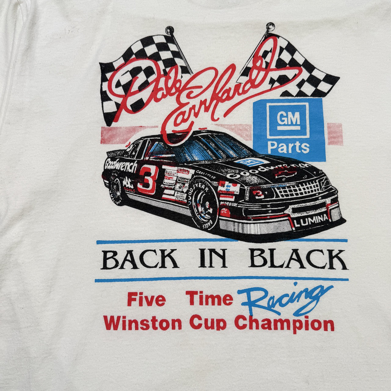Vintage NASCAR Dale Earnhardr Back in Black Tee XL