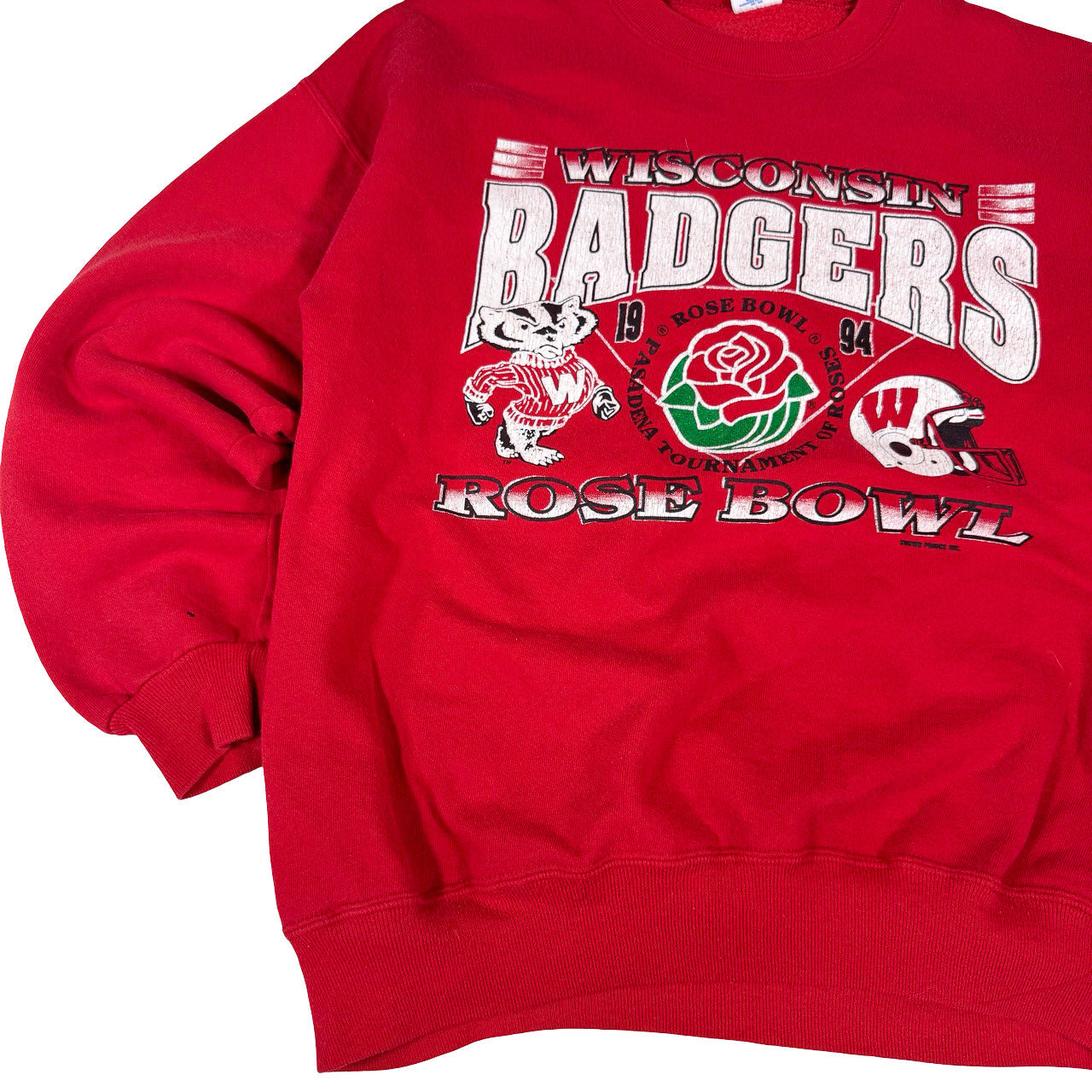 Rose Bowl Wisconsin Badgers Tournament Sweatshirt — 1994 Championship XL