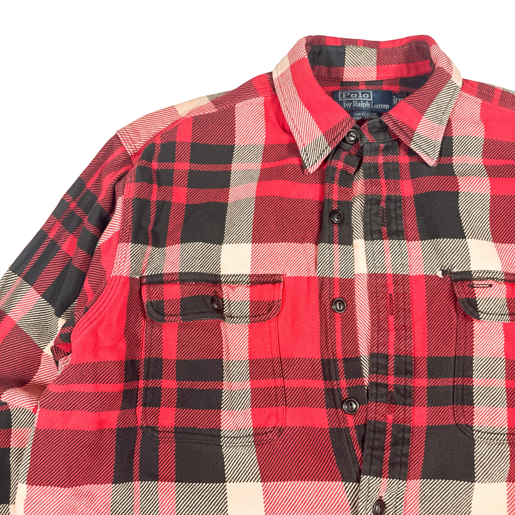 Polo Ralph Lauren Red Plaid Button-Up Shirt M