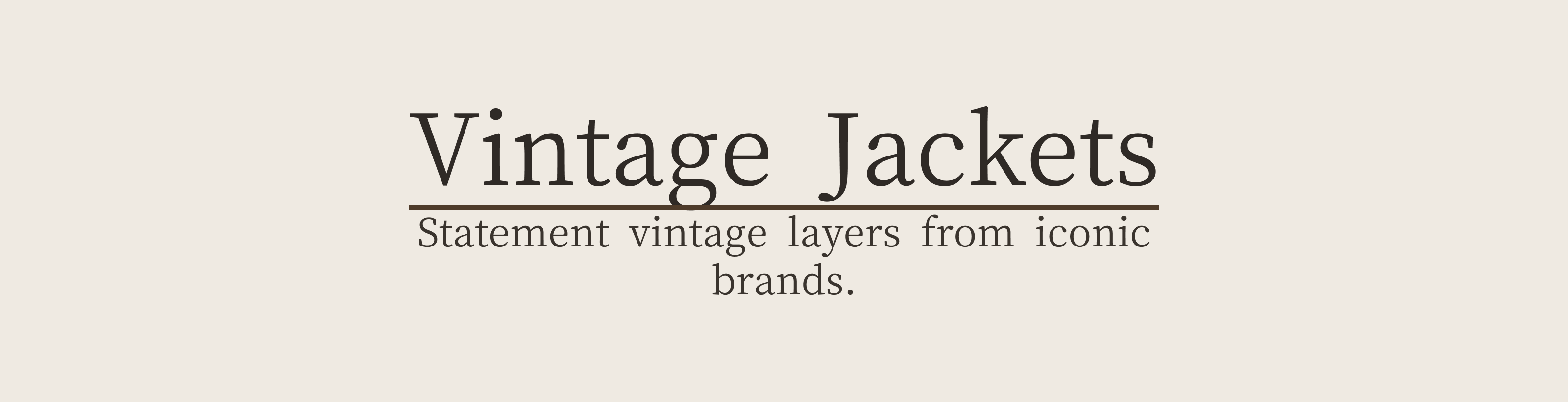 Vintage Denim Jackets