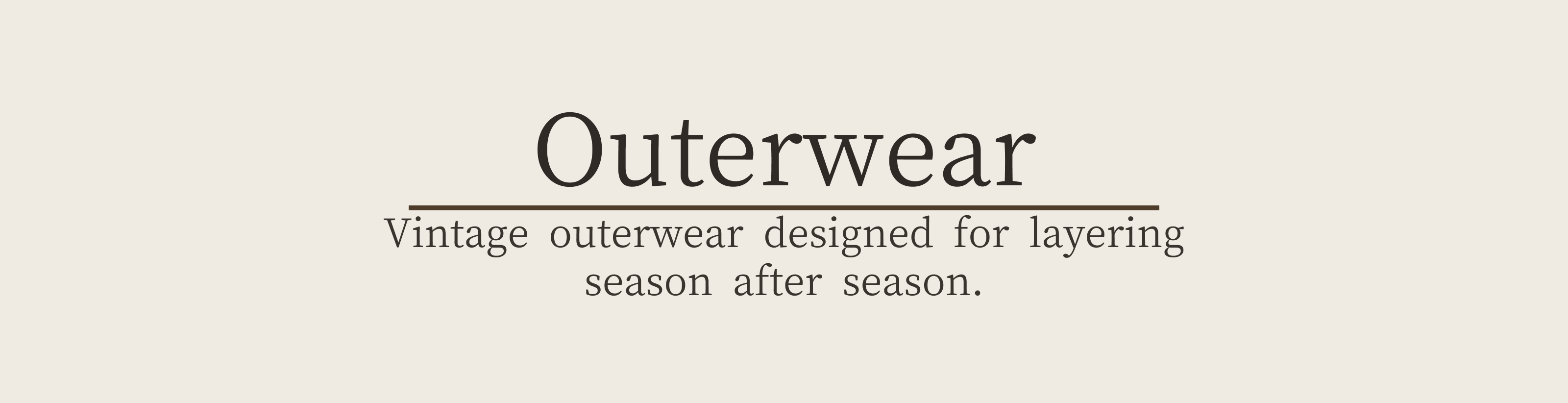 Outerwear
