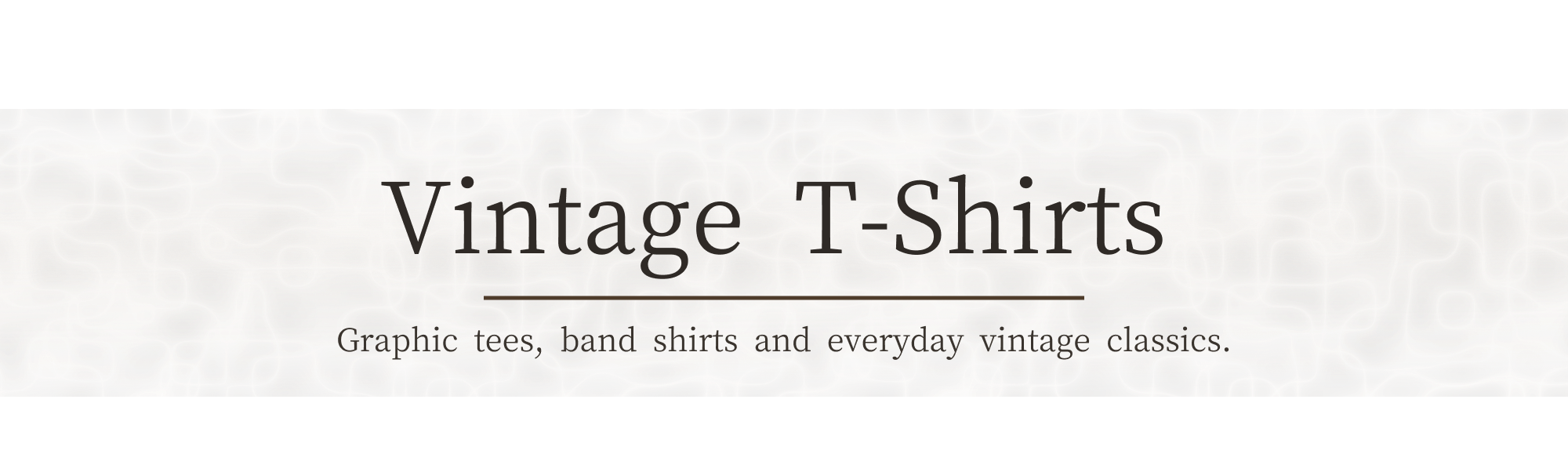 Vintage T-Shirts