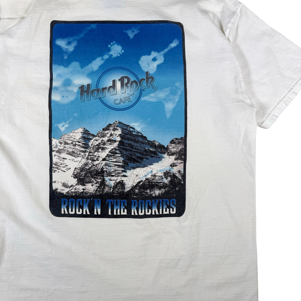 Vintage Hard Rock Cafe Denver Rockies Print Vintage T-Shirt XL