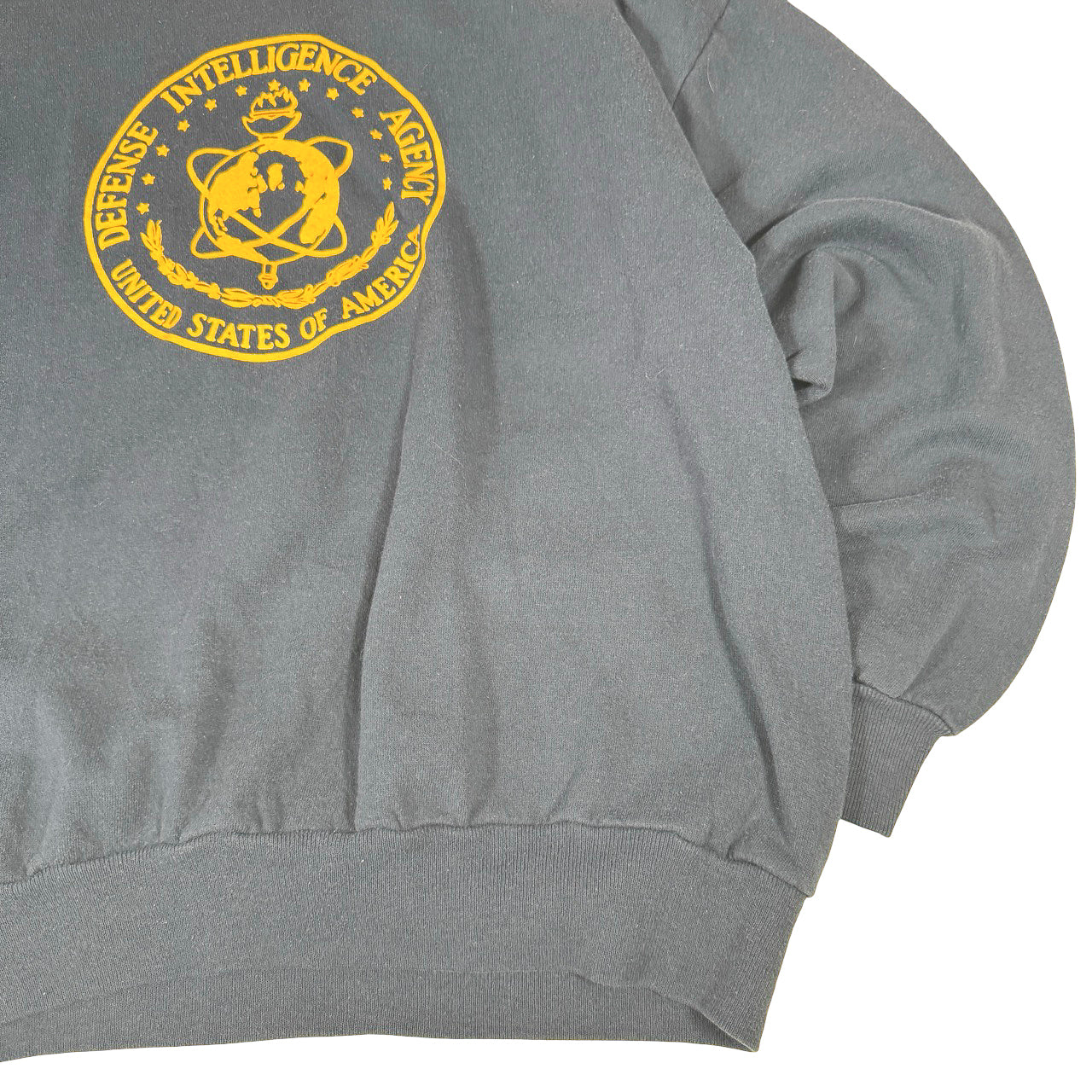 Jerseys Defense Intelligence Agency Crewneck — 1990s Military Black XL