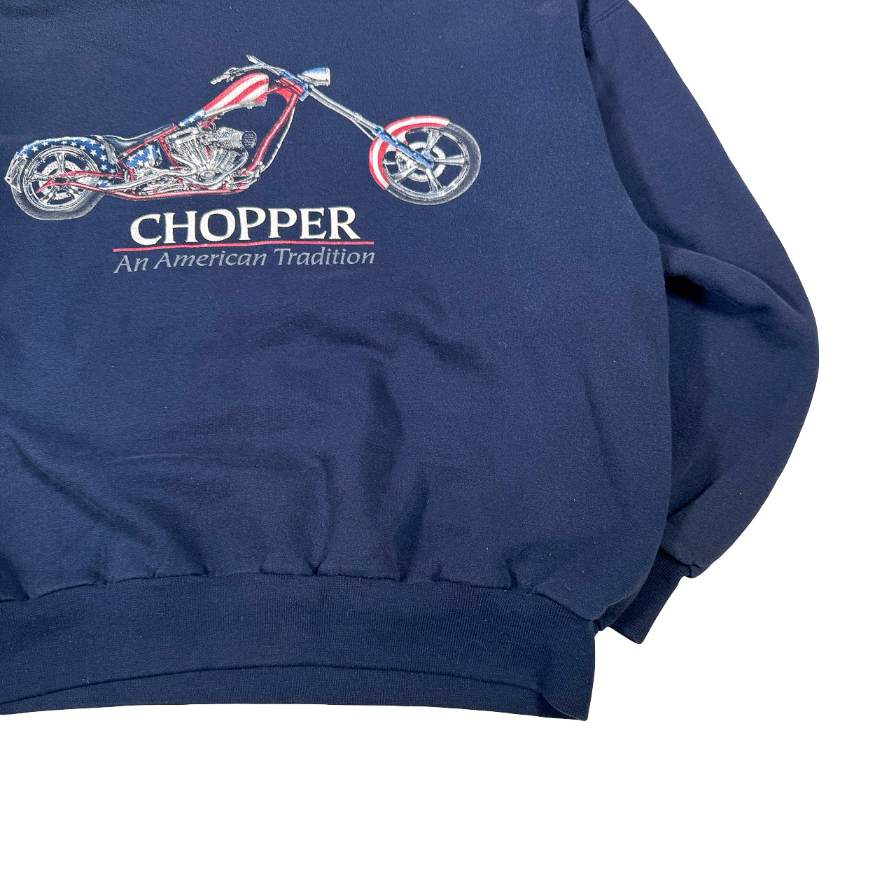 Jerzees American Tradition Chopper Crewneck Navy Size 24x24