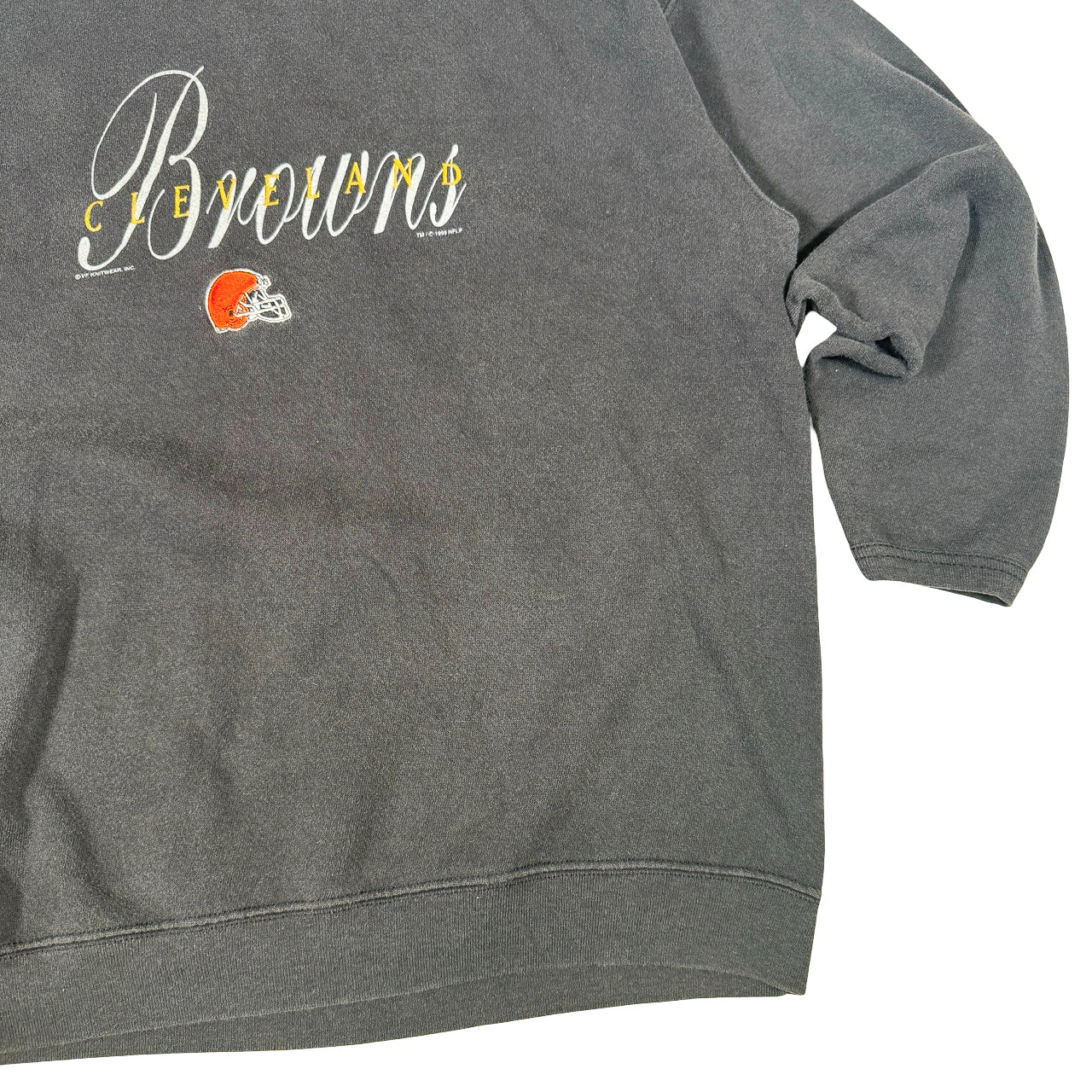 Rider Cleveland Browns Crewneck — Y2K NFL Sweatshirt XL
