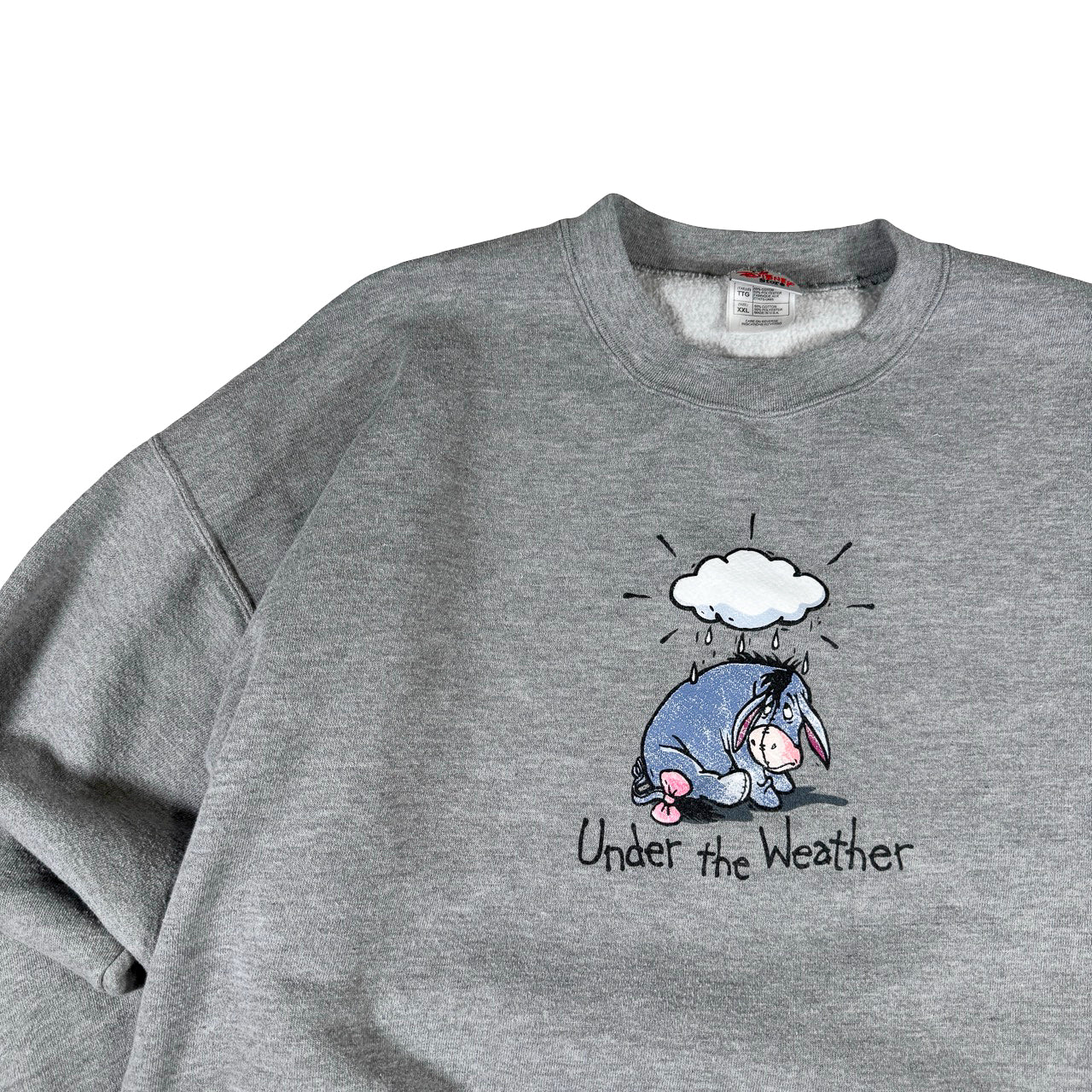 Disney Grey Eeyore  Vintage Sweatshirt XXL