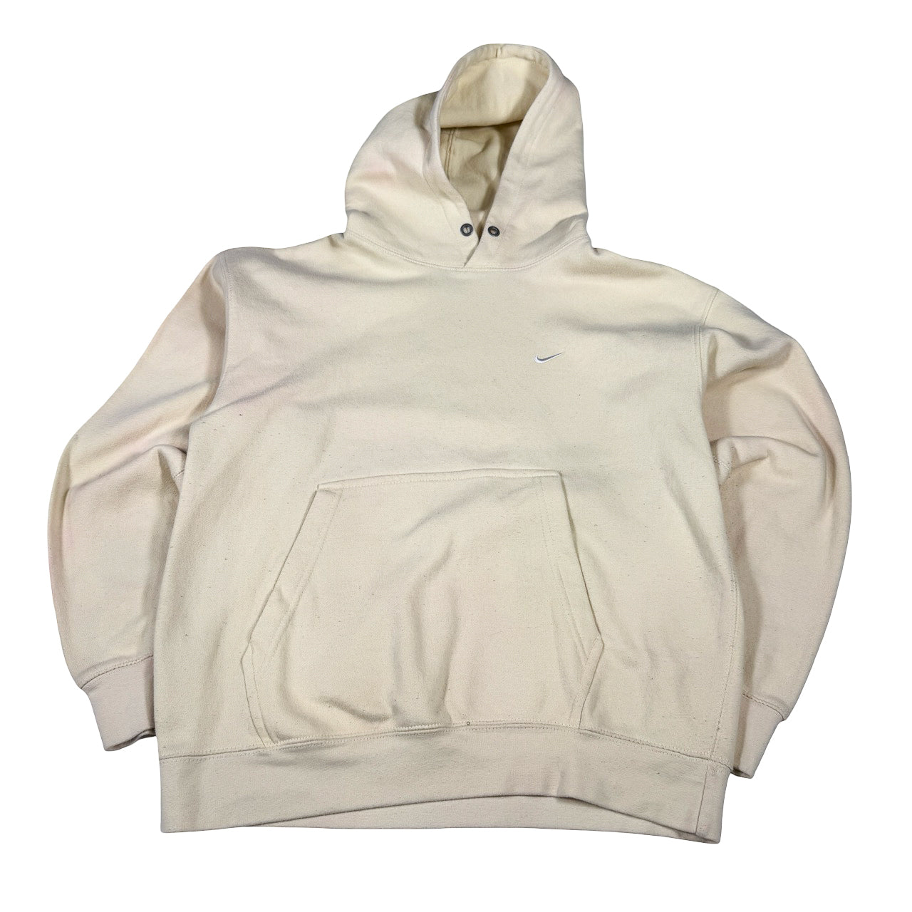 Nike Heavy Hoodie Light Yellow Small