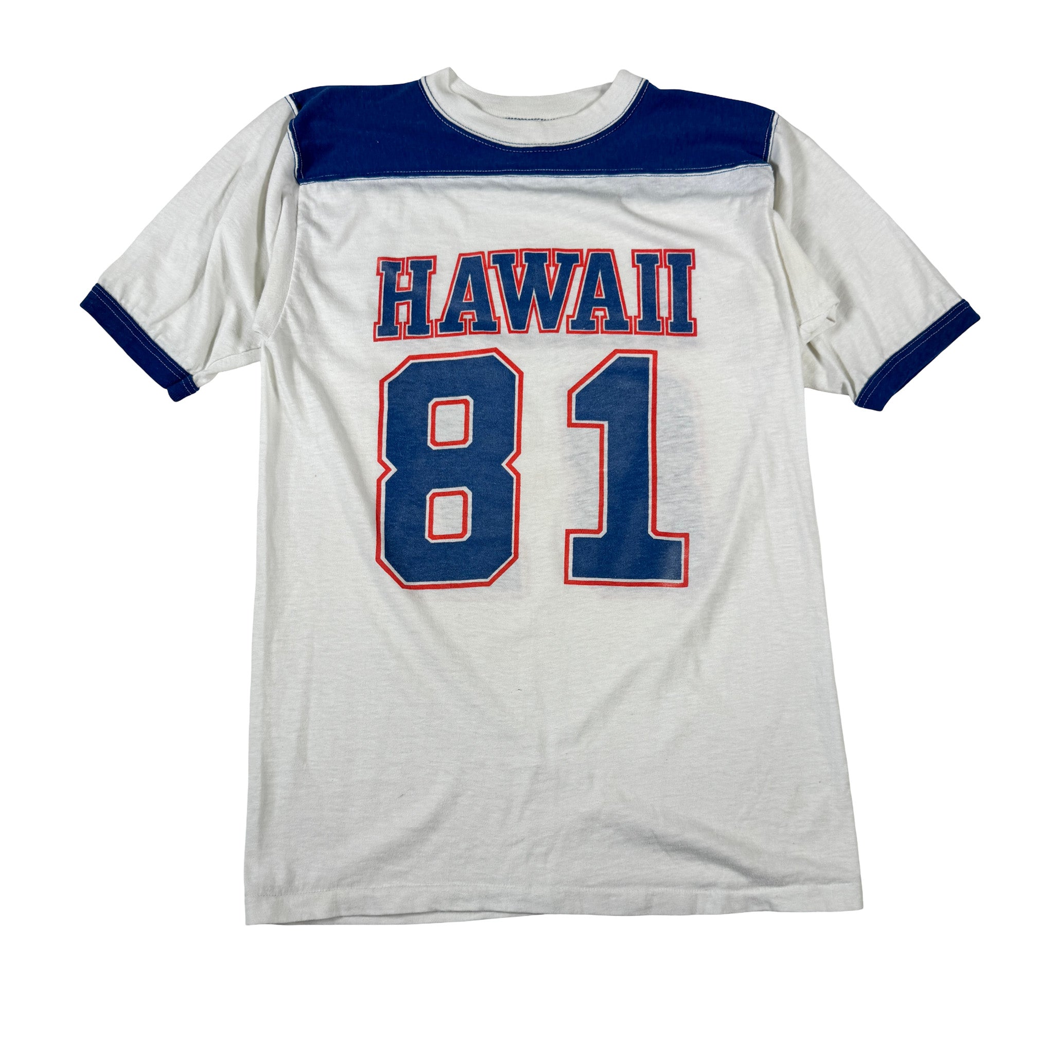 Sport T Hawaii #81 Single Stitch Raglan Tee Medium