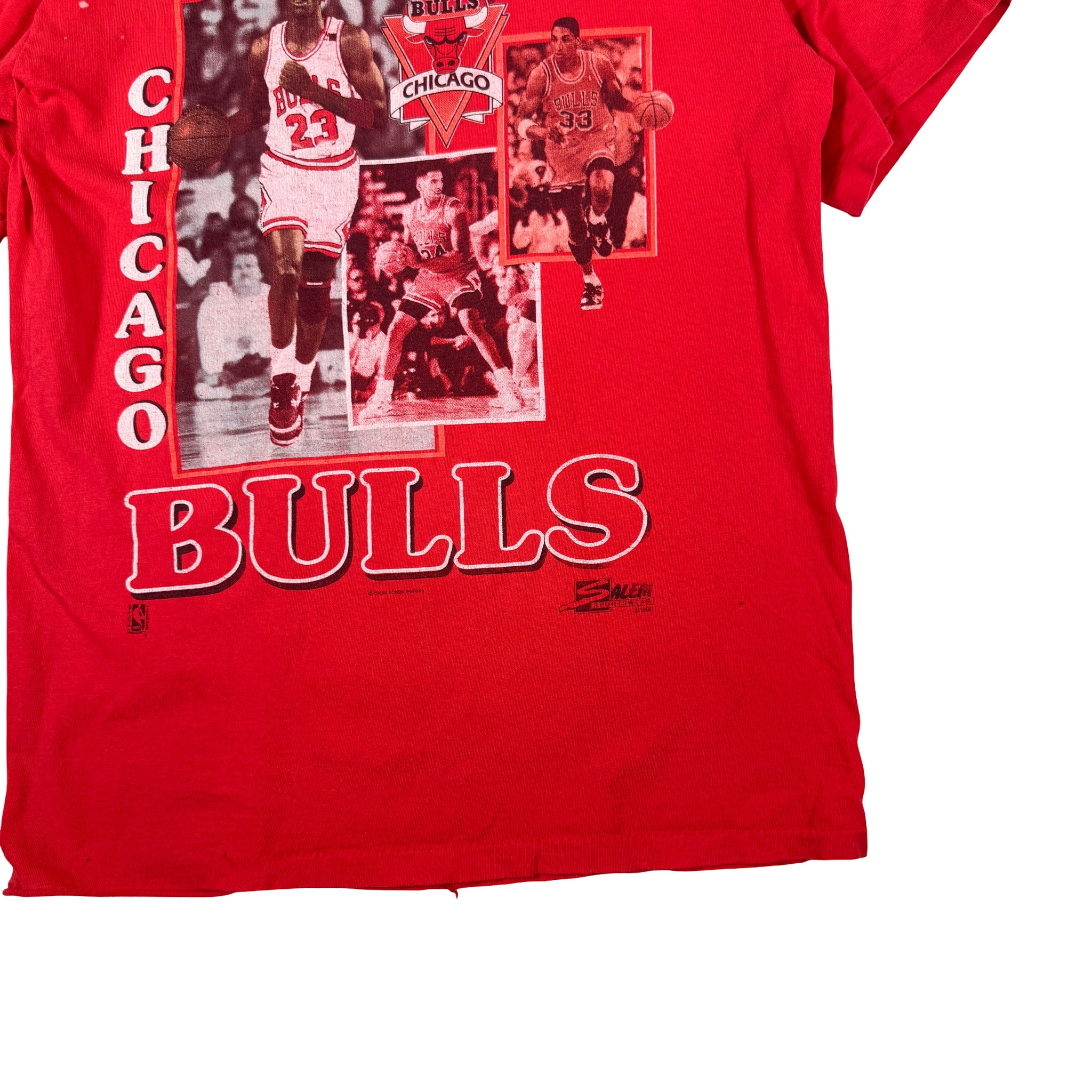 Chicago Bulls Michael Jordan Single Stitch AOP Tee S-M